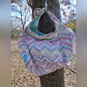Thirty-One Multicolor Chevron Bag